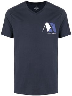 Armani Exchange футболка с графичным принтом