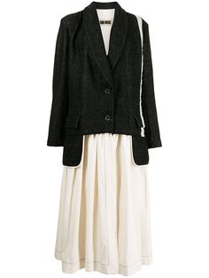 Uma Wang длинный однобортный пиджак