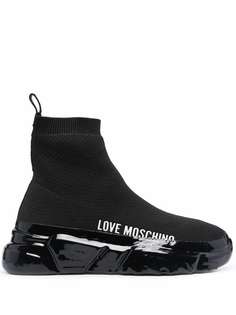 Love Moschino chunky-sole sock trainers