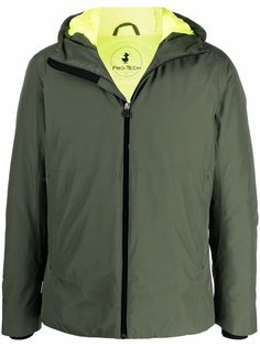 Save The Duck zipped padded hooded jacket