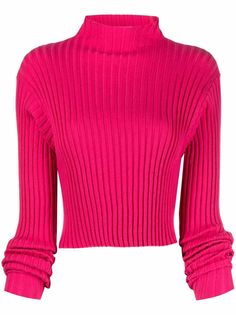 MM6 Maison Margiela ribbed-knit roll-neck jumper