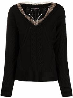 Ermanno Scervino джемпер с цепочкой
