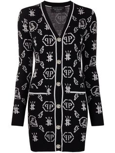 Philipp Plein кардиган с монограммой
