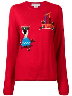 Comme Des Garçons Girl джемпер с вышивкой