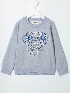 Kenzo Kids толстовка с вышитым логотипом