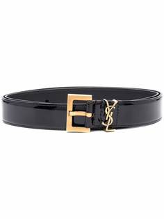 Saint Laurent ремень с монограммой