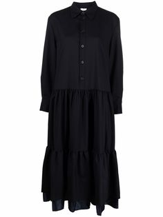 Comme Des Garçons Noir Kei Ninomiya ярусное платье-рубашка