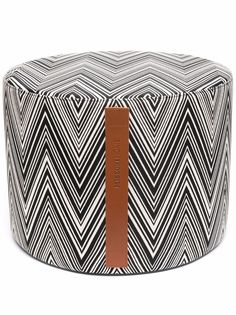 Missoni Home пуф с узором зигзаг