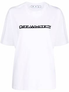 Off-White футболка с логотипом