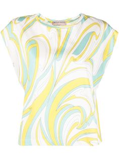 Emilio Pucci футболка с принтом Vortici