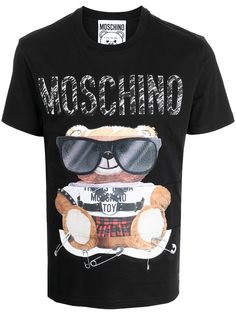 Moschino футболка с принтом Teddy Bear