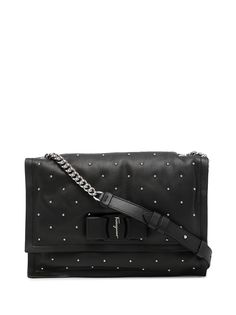 Salvatore Ferragamo сумка на плечо Viva Bow с заклепками