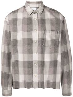 John Elliott рубашка Hemi в крупную клетку