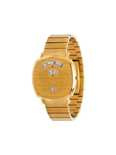 Gucci наручные часы Grip с гравировкой логотипа
