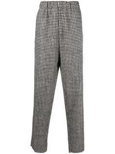 Ermenegildo Zegna прямые брюки в ломаную клетку