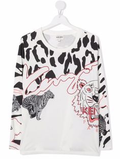 Kenzo Kids футболка с логотипом