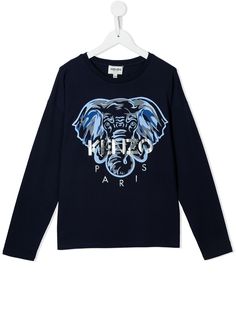 Kenzo Kids футболка с логотипом