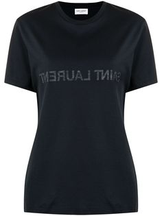 Saint Laurent футболка с логотипом