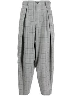 Comme Des Garçons Homme Plus прямые брюки в клетку