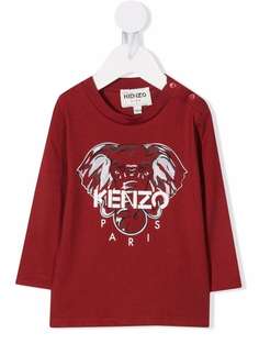 Kenzo Kids футболка с длинными рукавами и логотипом