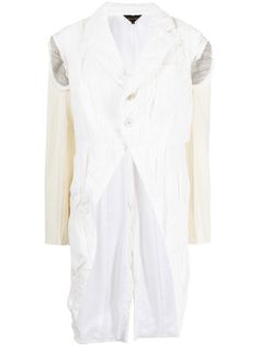 Comme Des Garçons фактурный жакет асимметричного кроя
