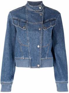 Stella McCartney джинсовая куртка с воротником-стойкой