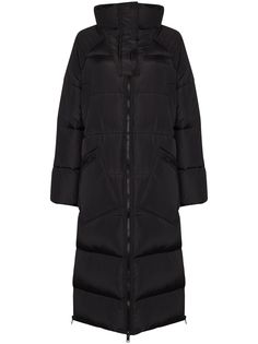 GANNI GANNI HNK PCKTS SIDE SLITS PUFFER COAT B