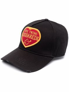 Dsquared2 бейсболка с нашивкой-логотипом и эффектом потертости