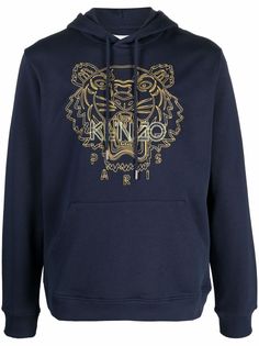 Kenzo худи с вышивкой Tiger