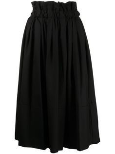 Comme Des Garçons Noir Kei Ninomiya юбка миди с присборенной талией