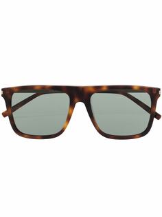 Saint Laurent Eyewear солнцезащитные очки 495 в квадратной оправе