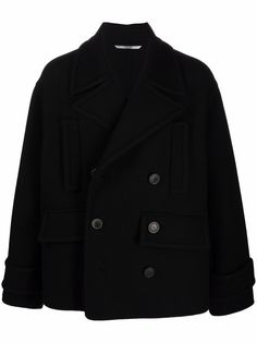 Valentino двубортное пальто из смесовой шерсти