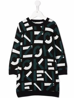 Kenzo Kids платье с логотипом