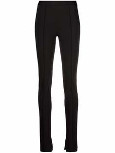 Helmut Lang легинсы с разрезами