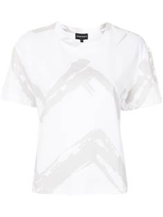 Emporio Armani футболка с абстрактным принтом