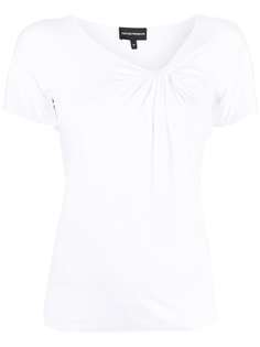 Emporio Armani футболка со сборками