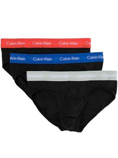Calvin Klein комплект из трех трусов-брифов с логотипом