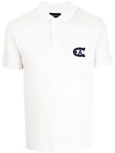 Emporio Armani рубашка поло с нашивкой-логотипом