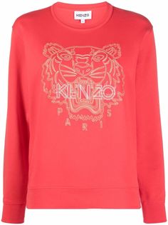 Kenzo толстовка из органического хлопка с вышитым логотипом