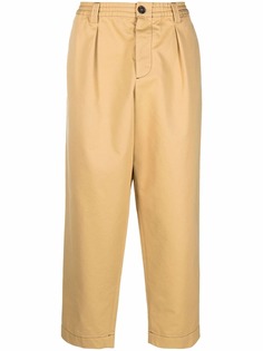 Marni укороченные брюки прямого кроя
