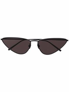 Saint Laurent Eyewear солнцезащитные очки 487 в оправе кошачий глаз