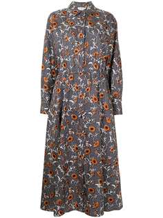 Tory Burch расклешенное платье Eleanor с цветочным принтом