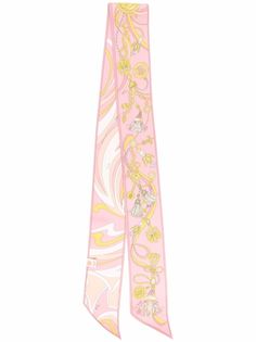 Emilio Pucci шелковый платок с принтом Nappine