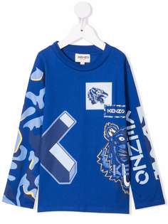 Kenzo Kids футболка с логотипом