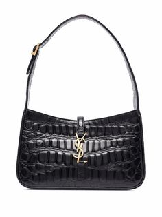 Saint Laurent сумка-тоут с тиснением под крокодила