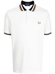 FRED PERRY рубашка поло с вышитым логотипом