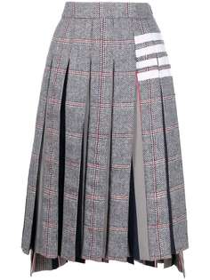 Thom Browne плиссированная юбка с асимметричным подолом
