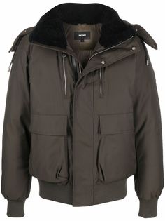 Mackage logo-patch hooded jacket