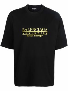 Balenciaga футболка Retail Therapy с логотипом