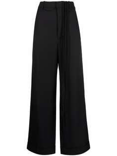 Ann Demeulemeester широкие брюки с завышенной талией